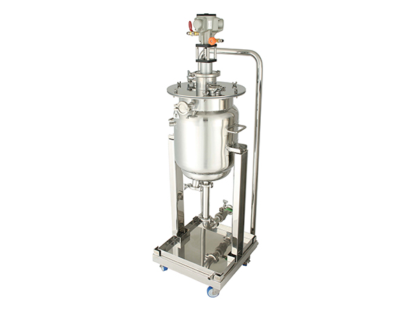 20L jacket tank stirrer, mounted platform