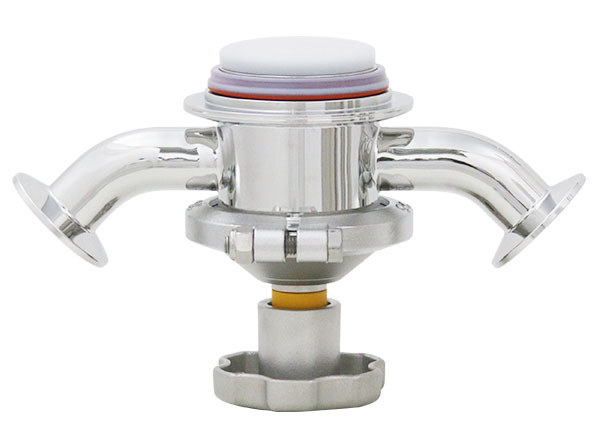 Two-way discharge tank bottom valve