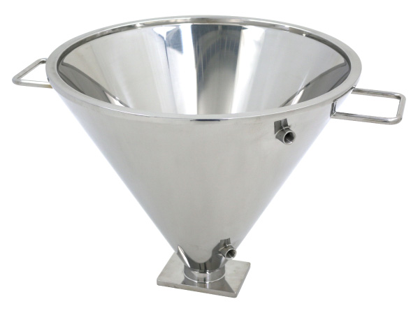 Chocolate hot water bath / filling hopper