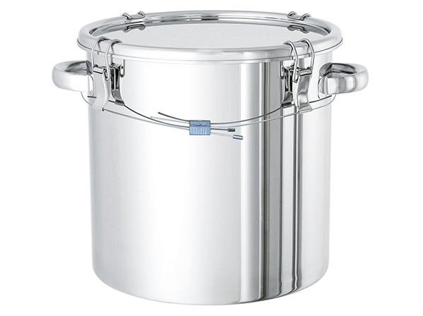 CBD storage stainless steel container with wire lock