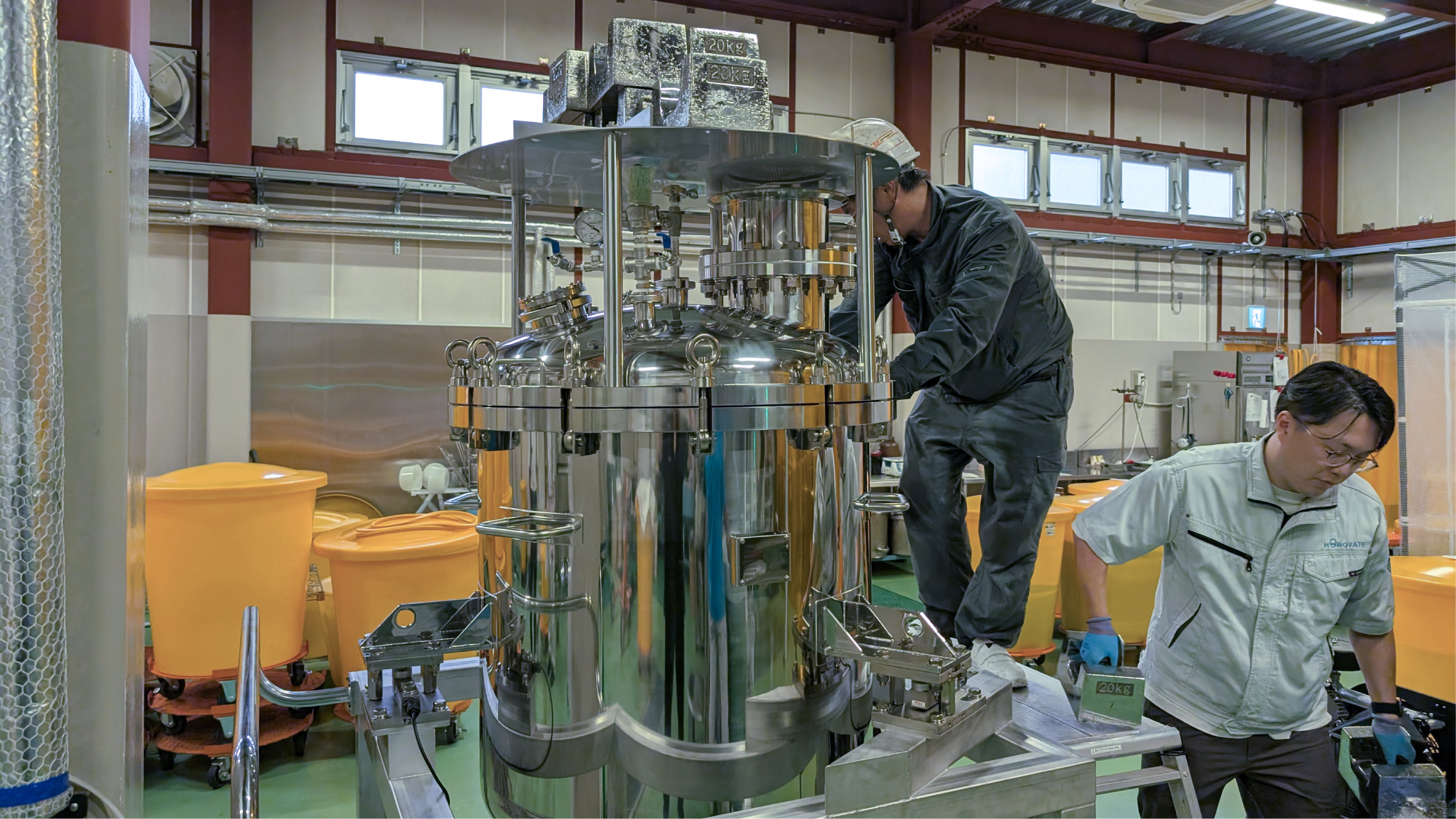 Load cell calibration work