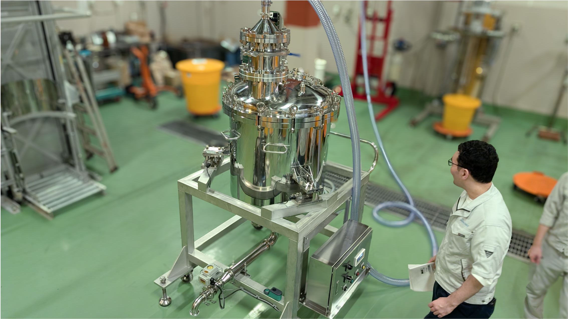 The load-cell unit that was installed