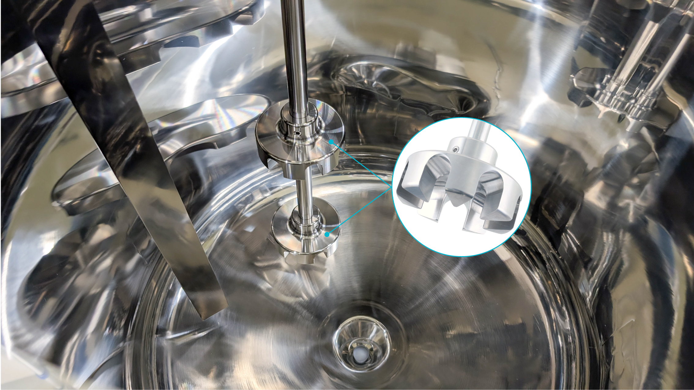 Two-tier Bernoulli-flow mixing impeller