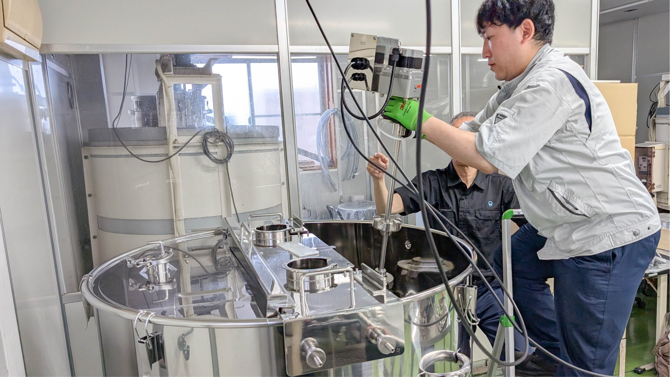 IQOQ (installation and operational qualification) in progress